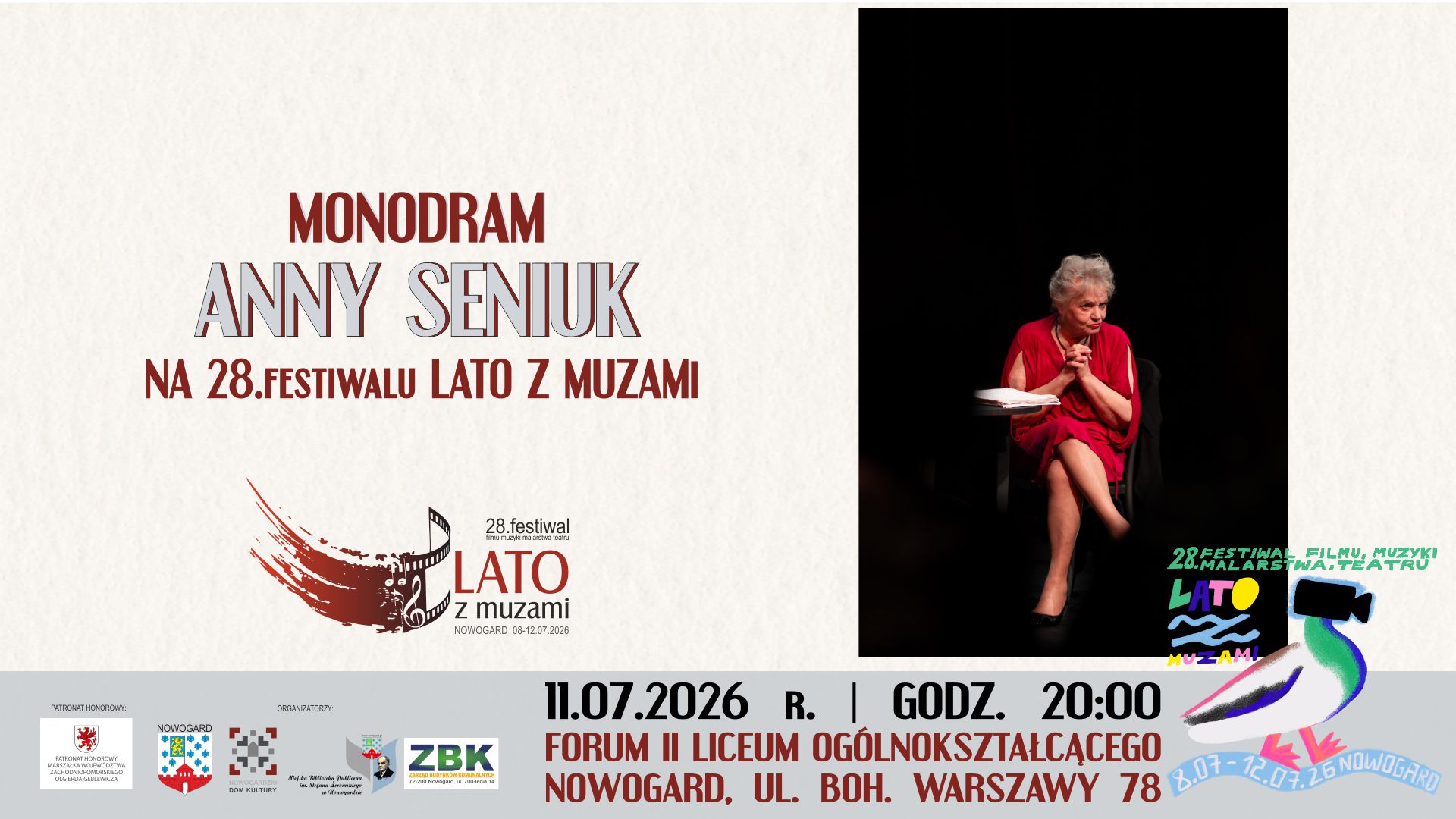 LzM | Stand-up na siedząco Anny Seniuk na „Lecie z Muzami”